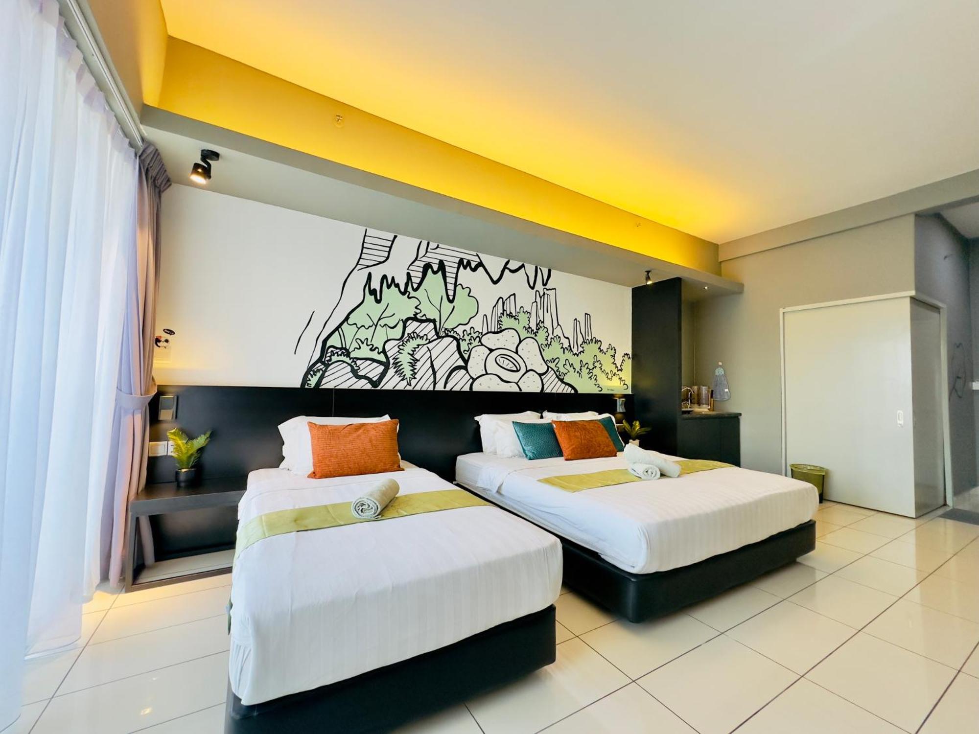 Owl Nest Suite' At Aeropod Sovo Kota Kinabalu Zimmer foto